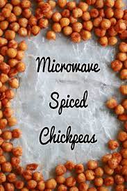 Spiced Chickpeas Made In The Microwave Gemma S Bigger Bolder Baking Recipe Microwave Recipes Microwave Vegan Spiced Chickpeas