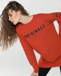 stok kodu 1006787 44 99 kol ve on baskili tunik siyah sari kiremit kirmizi s m lxl siparis whatsapp fashion women s top women