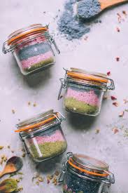 Add four ounces of rice flour… if you're not familiar with this product, it is very fine and very. Diy Natural Rainbow Bath Milk Fizz Powder Will Frolic For Food