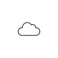 Cloud Icon Line Style Vector Illustration Cloud Icons Line Icons Style Icons Png And Vector With Transparent Background For Free Download Cloud Tattoo Cloud Icon Diy Temporary Tattoos