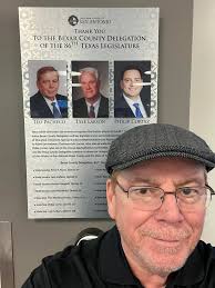 I was at Texas A&M San Antonio, my Alma mater, and as I walked through the  cafeteria I saw my picture