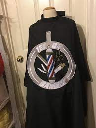 Barber Cape Personalized Haircutting Cape Custom Hairdresser Etsy Stylist Cape Hairdresser Black Hair Stylist
