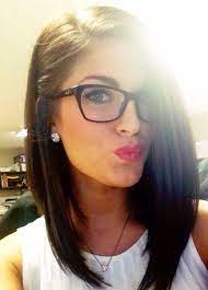 Shoulder Length Bob With Side Part For Medium Hair With Glasses Hair Styles Short Hair Styles Long Hair Styles