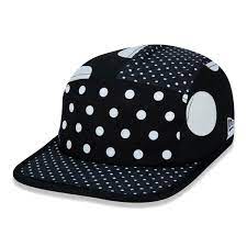 Bone New Era Camper Polka Dot Black Preto Zattini