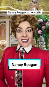 Replying to @Cass, Van, Sixx and Dover Nancy’s East Wing was TENSE.  #nancyreagan #ronaldreagan #history #herstory #comedy #firstladies  #firstlady #thereagans #ushistory #greenscreen #reaganera