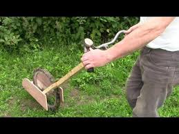 Quick Weeding With Homemade Strimmer Weeder Machine Thingy Youtube Plante