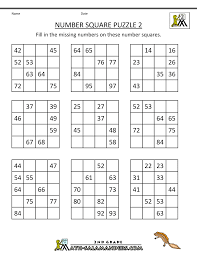 Number Square Puzzles