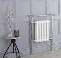 Marquis Electric - White Traditional Plug-In Heated Towel Warmer with Drying Rail - 36.75" x 24.5"