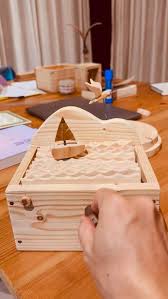 ‪Holiday well spent making wooden craft with my kids. We love how it turned  out and we have lots of fun too. #woodworking #holidaygift #maker  #fatherandsontime❤️‬‏