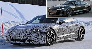 The brand with the four rings is presenting one of the stars of the 2018 auto show in the movie capital los angeles. Production Audi E Tron Gt Ev Spied Retains Concept S Electrifying Looks Carscoops