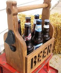 Beer Tote Beer Caddy 6 Pack Carrier Unique By Dimestorevintage Woodworking Woodworking Projects Wood Diy