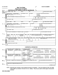 Certificate Of Dissolution Of Marriage Fill Online Printable Fillable Blank Pdffiller