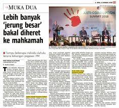 Keratan akhbar 13 disember 2018 (khamis) seperti ditakrifkan akta perlesenan tenaga atom 1984 (akta. Macc Force Keratan Akhbar Pelbagai Isu Rasuah Facebook