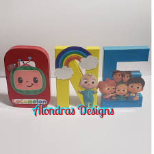 If you have any questions that are not answered with the information below, please message and i will respond . Cocomelon Birthday Letters On Mercari 1st Boy Birthday Baby Birthday Party Theme 2nd Birthday Party Themes