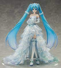 Ebay Sponsored Freeing 1 7 Vocaloid Hatsune Miku Wedding Dress Ver Scale Statue Figure Usa Hatsune Miku Vocaloid Characters Miku