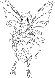 Winx Club Bloomix Coloring Pages In 2020 Sailor Moon Coloring Pages Fairy Coloring Pages Coloring Pages