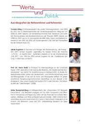 Evangelische darlehnsgenossenschaft daten (bic/swift, blz) bankleitzahl (blz): Kurz Biografien Der Referentinnen Und Referenten Werte Und Politik