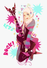 Art, background, beautiful, beauty, cute art, design, glitter, iphone, latex, pastel, pattern, pink, still life. Lets Rock Anime Hijabi Muslimah Anime Islamic Cartoon Anime Hijab Dan Cute Png Image Transparent Png Free Download On Seekpng