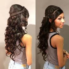 The quinceanera hairstyles collection of any kind cannot be completed without the mention of these looks. Another Beautiful Quencera Girl I Did A Wile Back Hair By Katyshairstyles Makeup By Lisaher Quinceaneraha Quince Hairstyles Hair Styles Sweet 15 Hairstyles