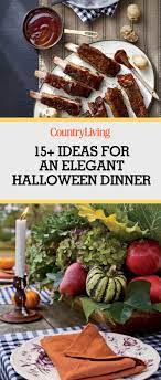 The menu at your elegant halloween dinner party should consist of spooky spreads, and we have all the tricks. These Halloween Dinner Party Food Decorating Ideas Are Scarily Sophisticated Halloween Menu Halloween Party Dinner Dinner Party Themes