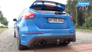 Pure & raw exhaust sound of the 2016 / 2017 ford focus rs mk3 powered by 2.3 liter ecoboost engine delivering 350 hp and. 2016 Ford Focus Rs Mk3 Cold Start Sound 60fps Automann Tv