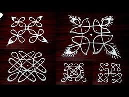 Youtube Rangoli With Dots Kolam Designs Simple Rangoli