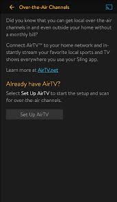 Many local stations offer mobile apps for watching local tv shows on your smartphone or other mobile devices for free. How To Set Up Airtv On The Sling App Support