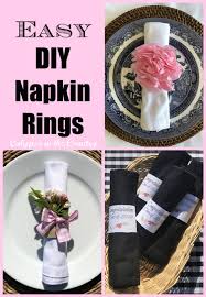 How to make a diy napkin holder. How To Make Easy Diy Napkin Rings Calypso In The Country