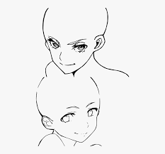 How to draw an anime boy full body step by step. Anime Boy Face Template Hd Png Download Kindpng