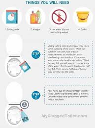 Baking Soda And Vinegar Toilet Cleaner Clogged Toilet Unclog Plunger