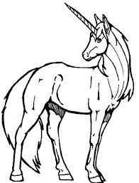 Unicorn easy animal coloring pages. Unicorn Cute Easy Colouring Pages Novocom Top