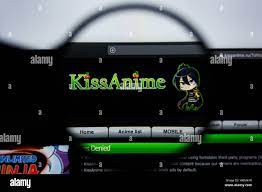 Los Angeles, California, USA - 21 Jule 2019: Illustrative Editorial of  KISSANIME.RU website homepage. KISS ANIME logo visible on display screen  Stock Photo - Alamy