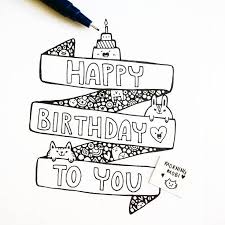 Maybe you would like to learn more about one of these? Happy Birthday Drawings For Card Novocom Top