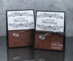 Haunting Handmade Halloween Cards With Stampin Up Celebration Tidings