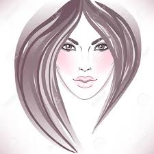 Face Chart Makeup Artist Blank Template Vector Illustration