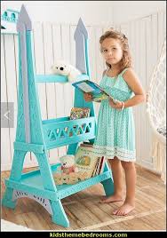 The more complete your paris themed party is, the more your guests will enjoy themselves. Theme Bedrooms Pa Twitter Fun Furniture Paris Themed For Kids Rooms Baby Nursery Toddler Playrooms Eiffel Tower Bookshelf The Arch Of Triumph Table For Little Girls Poodles In