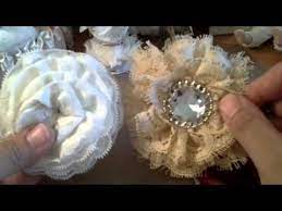 Gigapromo.com has been visited by 1m+ users in the past month How To Make Adorable Vintage Shabby Chic Rolled Fabric Roses Tutorial Youtube Lace Flowers Tutorial Chic Flowers Fabric Flower Tutorial