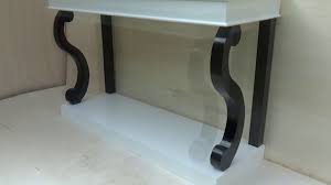 Console Table Mks 025 Black And White Meja Konsol
