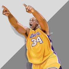 Bryant To Shaq Illustration Shaquille O Neal Nba Art Nba Basketball Art