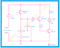 Pins 1 is connected to gnd and pins 8 and 4 with +5v. Timer Switch Circuit Diagram For Light Etechnog
