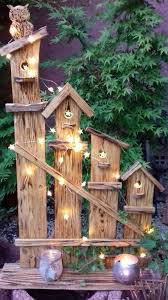 Stele Deko Eule Ganzes Jahr Dekoration Aus Holz Natur Garten Hausturterrasse Balkon Neu Garden Decorations Gardendesi Round Decor Front Garden Nature Garden