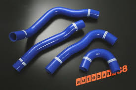 Autobahn88 Silicone Radiator Hose Kit For Mitsubishi Lancer Evolution 10 Blue Ashk139 B Custom Color Black And Red Tough