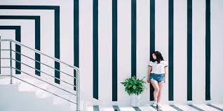For vertical stripes, measure the width of the wall and for horizontal stripes, measure the height. How To Paint Vertical Stripes On A Wall Without Bleeding