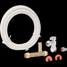 Connecting ice maker, contact a plumber to connect copper tubing to household plumbing in compliance with local codes and ordinances. Ice Maker Installation Kit Sharkbite