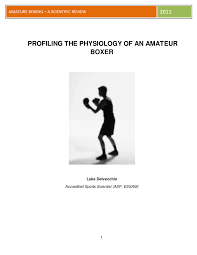physiology of an boxer