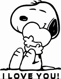 Bekijk meer ideeën over kleurplaten, kleuren, digi stempels. We Love You Coloring Pages Luxury Snoopy I Love You Coloring Page Tekeningen Disney Figuren Dotpainting Snoopy