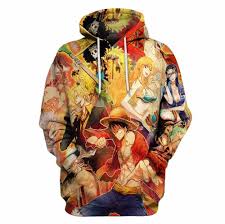 One Piece Colorful 3d Print Hoodie Price 35 60 Free Shipping Animestore Hoodie Print Hoodies One Piece