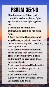 Daily Protection Prayer from Psalm 35