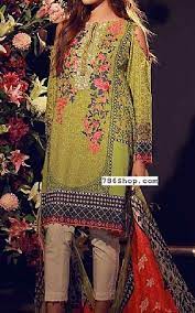 These brands are designing and manufacturing basics, like denim and dresses, in the usa. Apple Green Lawn Suit Buy Khaadi Pakistani Dresses And Clothing Online In Usa Uk Lawn Suits Famous Clothing Brands Pakistani Fashion