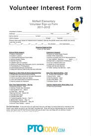 Volunteer Opportunity Form Pta Volunteer Pta School Pta Membership